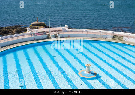 Meer Tinside Pool auf Plymouth Plymouth Devon England UK Hoe Stockfoto
