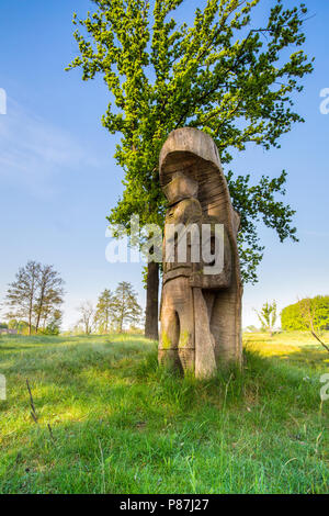 Houten bij soldaat fortificatie Daatselaar, Holz- Soldat an Anreicherung Daatselaar Stockfoto