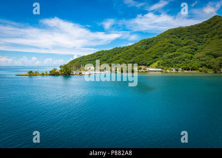 Port de Vaiare, Insel Moorea Stockfoto