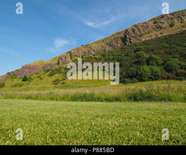 Arthur's Seat in Holyrood Park in Edinburgh, Großbritannien Stockfoto