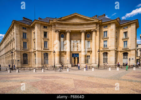 Die Pantheon-Sorbonne Universität in Paris, Frankreich Stockfoto