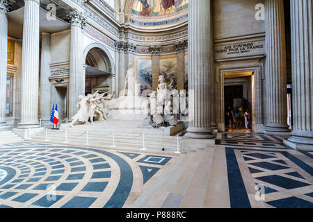 La Convention Nationale Statue im Pantheon in Paris, Frankreich Stockfoto