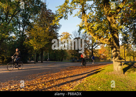 Vondelpark in Amsterdam de herfst; Vondelpark in Amsterdam im Herbst Stockfoto