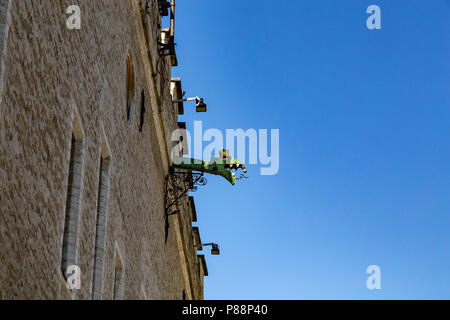 Drache im Rathaus von Tallinn, Estland Stockfoto