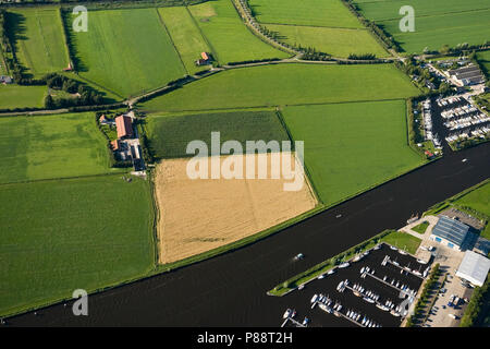 Luchtfoto van Haven; Luftbild von Dock Stockfoto