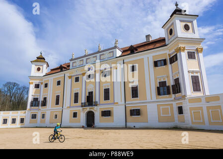 Schloss Milotice in Milotice Stadt in der Tschechischen Republik Stockfoto