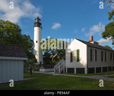 Key West Leuchtturm. South Florida. 24°33'2.16"N, 81°48'2.52"W Stockfoto