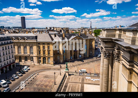 Die Pantheon-Sorbonne Universität in Paris, Frankreich Stockfoto