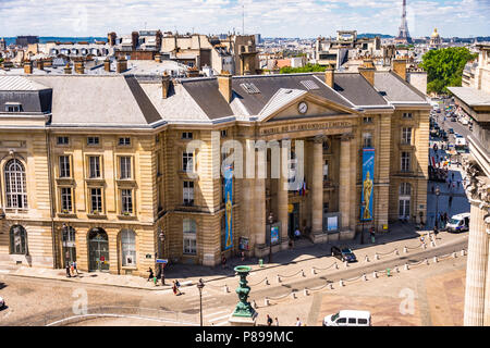 Die Pantheon-Sorbonne Universität in Paris, Frankreich Stockfoto