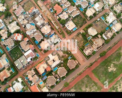 Bamako ist die Hauptstadt und größte Stadt von Mali, mit einer Bevölkerung von 1,8 Millionen. 2006 wurde geschätzt, um die am schnellsten wachsende Stadt in Afrika ein. Stockfoto