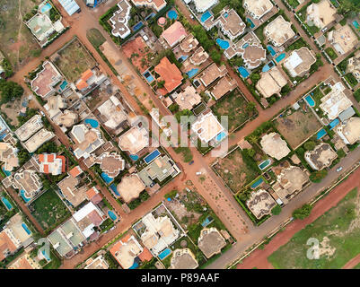 Bamako ist die Hauptstadt und größte Stadt von Mali, mit einer Bevölkerung von 1,8 Millionen. 2006 wurde geschätzt, um die am schnellsten wachsende Stadt in Afrika ein. Stockfoto