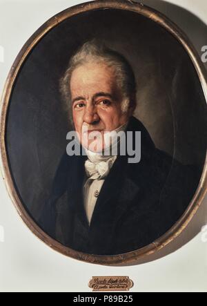 Manuel José Quintana (1772-1857), escritor y político Español. Museum: MUSEO ROMANTICO. Stockfoto