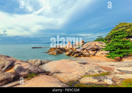 Sonnenaufgang auf der Insel Koh Samui. Stockfoto