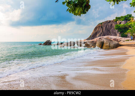 Sunrise auf Koh Samui in Thailand. Stockfoto