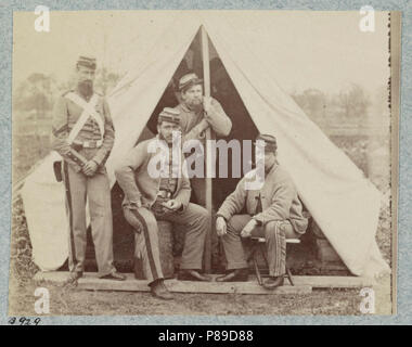 7 New York State Miliz, Camp Cameron, D.C., 1861 Stockfoto