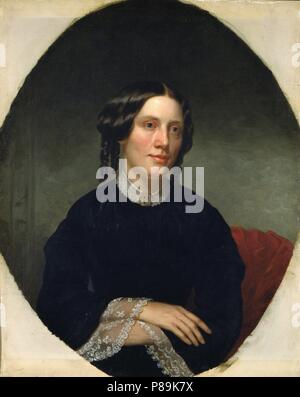 Portrait von Harriet Beecher Stowe (1811-1896). Museum: Smithsonian National Museum. Stockfoto