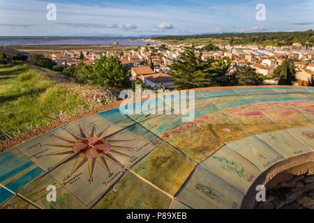 Entdecken sie Gruissan, Frankreich Stockfoto