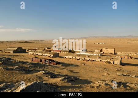 Ehemalige diamond Stadt Kolmanskop, die Geisterstadt Kolmanskop, Lüderitz, Namibia Stockfoto