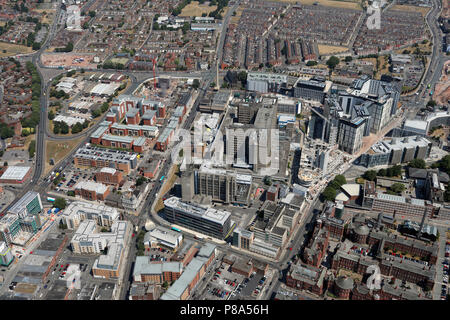 Luftaufnahme der Royal Liverpool University Hospital Stockfoto