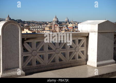 Ein Blick von der Terrasse Stockfoto
