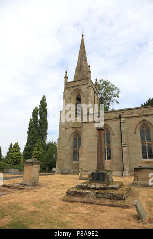 St Mary's Church, Stein in der Nähe von Kidderminster, England, UK. Stockfoto