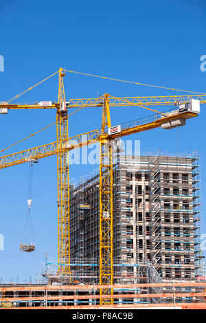 Deutschland, Köln, der Baustelle des Bauvorhabens MesseCity Koeln in der Nähe der Messegelände im Stadtteil Deutz. Deutschland, Koeln, Stockfoto