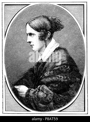 Annette v. Droste-Hulshoff, 1881 Stockfoto