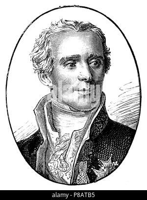 Pierre-Simon Laplace, (1749-1827), französischer Mathematiker, Physiker und Astronom, Stockfoto