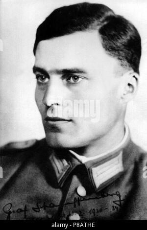 Claus Graf Schenk von Stauffenberg. Museum: State Central Military Museum, Moskau. Stockfoto