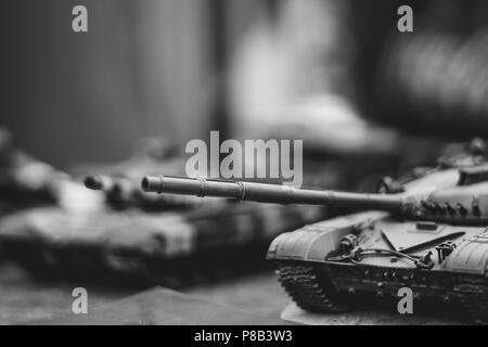Spielzeug RC-Panzer des Zweiten Weltkrieges Stockfoto