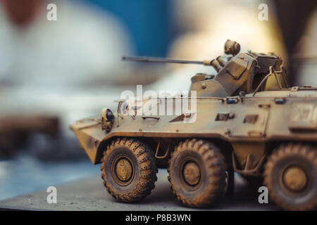 Spielzeug RC-Panzer des Zweiten Weltkrieges Stockfoto
