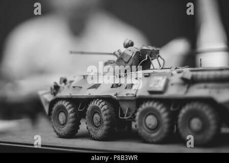 Spielzeug RC-Panzer des Zweiten Weltkrieges Stockfoto