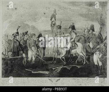 Die Niederlage von Marschall Victor in der Nähe von Borisov im November 1812. Museum: private Sammlung. Stockfoto