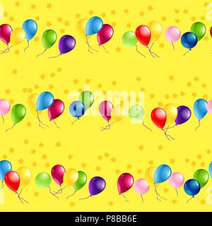 Festliche nahtlose Muster Stock Vektor