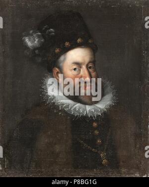 Portrait von Rudolf II. von Österreich (1552-1612), Kaiser des Heiligen Römischen Reiches. Museum: Skokloster Motormuseum. Stockfoto