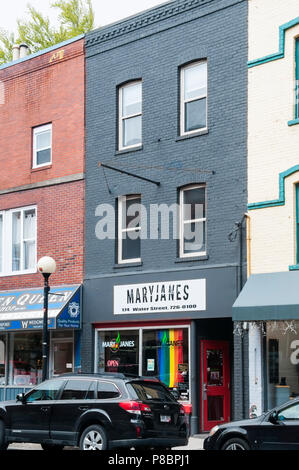 Mary Jane's in der Water Street in St. John's, Neufundland. Cannabis wird rechtlicher für die Freizeitgestaltung in Kanada am 17. Oktober 2018. Stockfoto