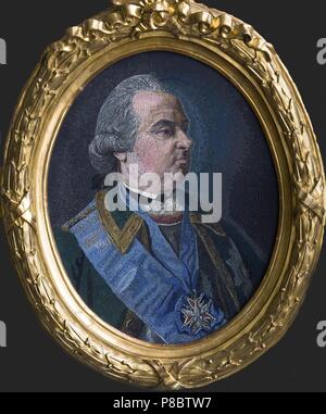 Portrait der Feldmarschall Graf Pjotr Iwanowitsch Schuwalow (1711-1762). Museum: Staatliche Eremitage, St. Petersburg. Stockfoto