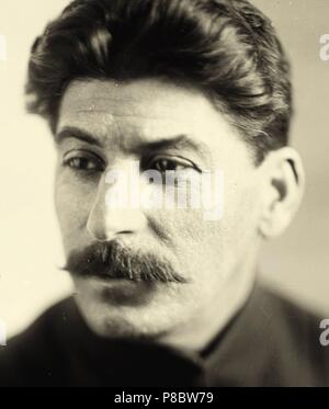 Porträt von Joseph Stalin (1879-1953). Museum: State Museum der Revolution, Moskau. Stockfoto