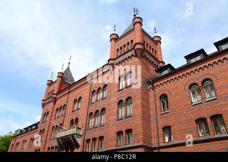 Stockholm, Schweden. Strandvagen Straße Palace im Stadtteil Ostermalm. Stockfoto