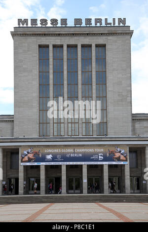 Berlin, Eingangsbereich zum Globalen springen Berlin 2017 Stockfoto