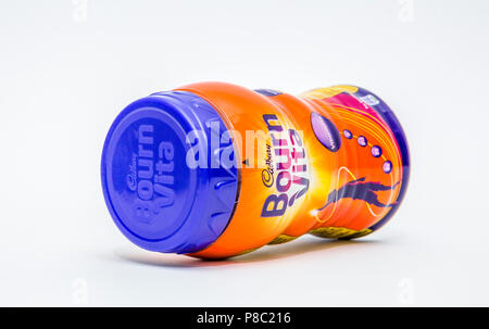 Jar von Cadbury Bournvita Stockfoto