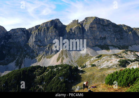 Österreichische Alpen: die Eagles Nest in der Nähe von Achesenn im Rofangebirge in Tirol Stockfoto