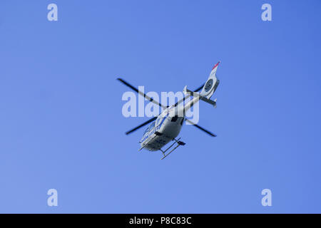 Emergency Medical Service (SAMU) Hubschrauber, Lyon, Frankreich Stockfoto