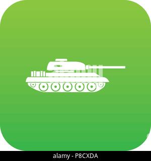 Tank Symbol Digital Green Stock Vektor