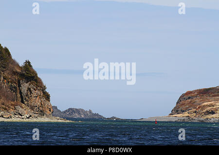 Reisebericht - Neufundland, Kanada, Landschaften und malerische, kanadische Provinz, "die Rock' Stockfoto