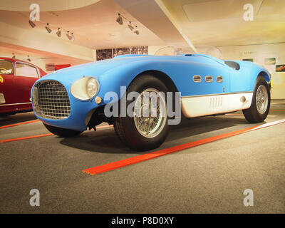 MARANELLO, ITALIEN - Juli 21, 2017: 1953 Ferrari 340 MM im Ferrari Museum. Stockfoto