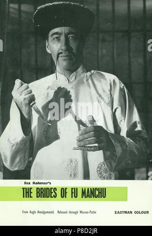 Die Bräute von Fu Manchu (1966) Christopher Lee, Datum: 1966 Stockfoto