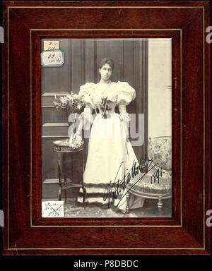 Prinzessin Victoria Melita von Sachsen-Coburg und Gotha (1876-1936). Museum: Landesmuseum Arkhangelskoye Immobilien, Moskau. Stockfoto