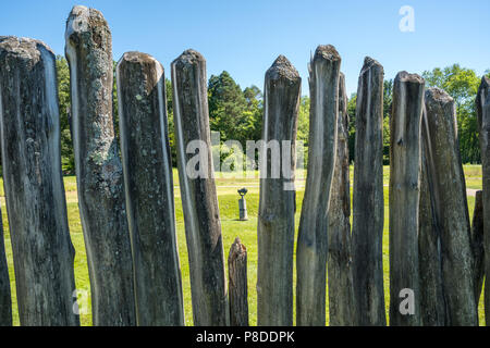 Fort Notwendigkeit in Pennsylvania Stockfoto