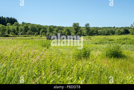 Fort Notwendigkeit in Pennsylvania Stockfoto